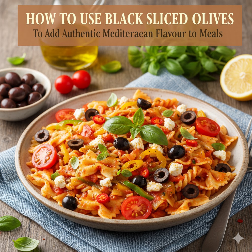 How to Use Black Sliced Olives to Add Authentic Mediterranean Flavour to Meals