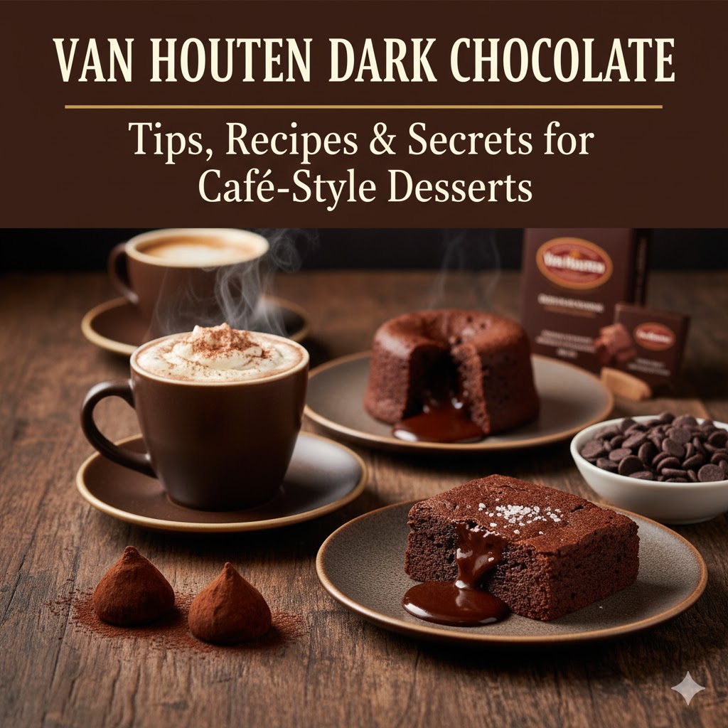 Van Houten Dark Chocolate: Tips, Recipes & Secrets for Café-Style Desserts