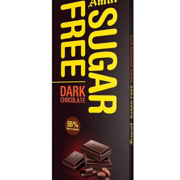 Amul Sugar Free Dark Chocolate 150 Gm