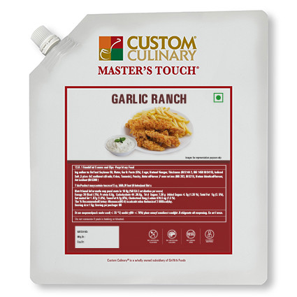 Garlic Ranch Sauce /Custom Culinary/1Kg