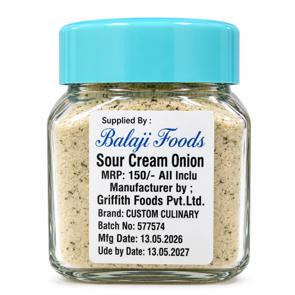 Sour Cream & Onion /Custom Culinary/100gms