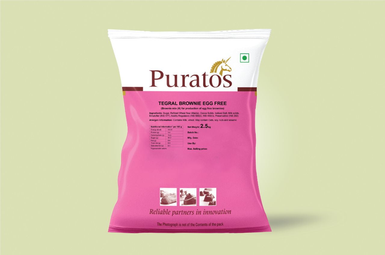 Brownie Egg Free Cake Mix / Puratos / 2.5 KG
