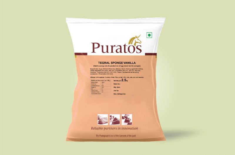 Vanilla Sponge EggFree/ Puratos / 2.5kg